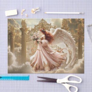 Elegant Heavenly Angel lovers Tissue Paper