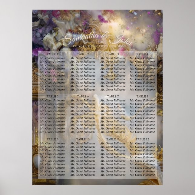 Elegant Heavenly Gold Gate, Gold Text Poster (Front)
