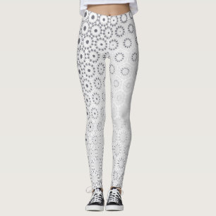 Elegant Hexagon Starburst Pattern – Leggings