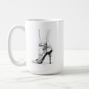 Elegant High Heel Foot - Feminine Style Coffee Mug