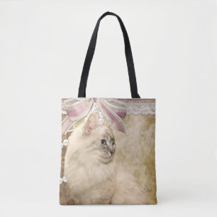 Elegant Himalayan Persian cat Tote Bag