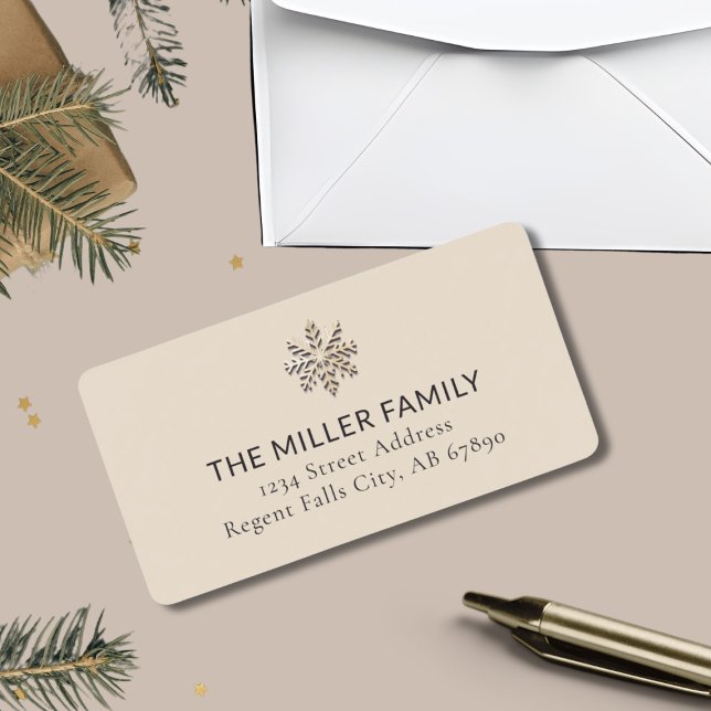 Elegant Holiday Address Label  (Creator Uploaded)