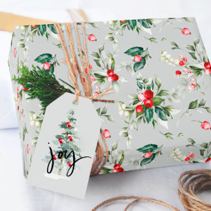 Elegant Holiday Berry Christmas Wrapping Paper