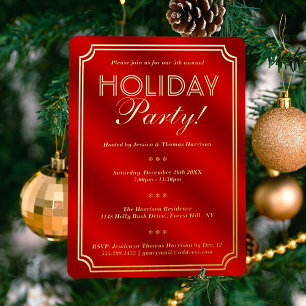 Elegant Holiday Party Festive Christmas Real
