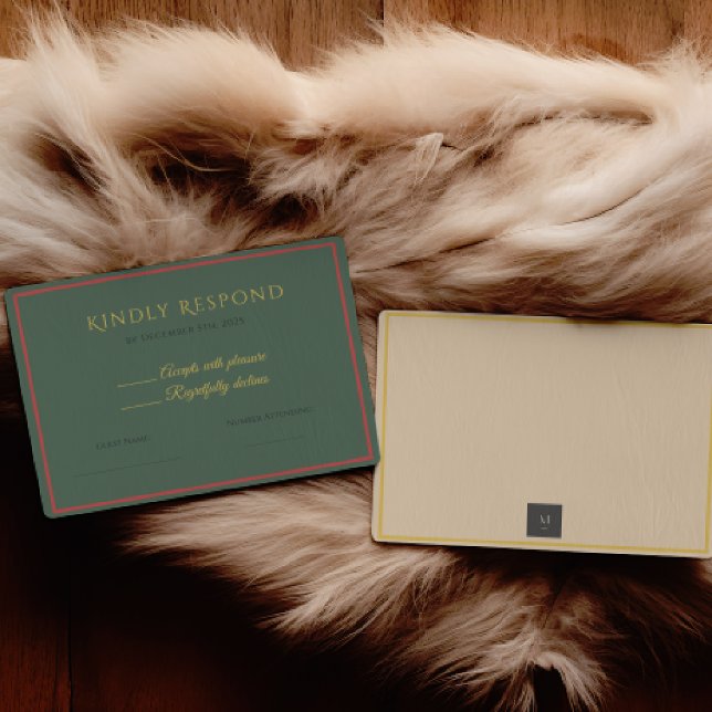 Elegant Holiday RSVP Card for Business (Creator Uploaded)