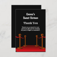 Elegant Hollywood Red Carpet Sweet 16 Birthday  