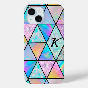 Elegant holographic colourful  iPhone 15 case