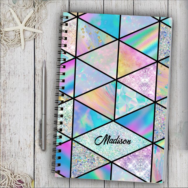 Elegant holographic colourful sketchbook  notebook (Creator Uploaded)