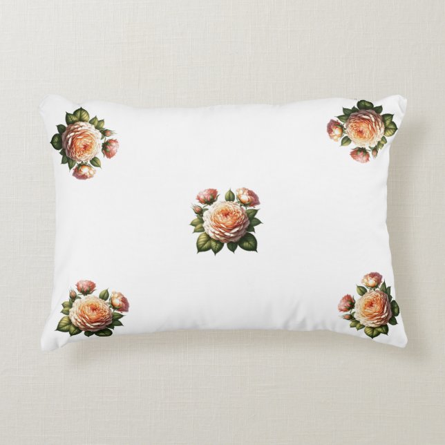 Elegant Home Decor Accent. Decorative Cushion (Front)