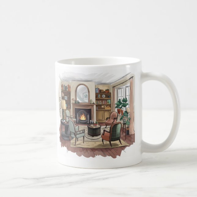 Elegant Home Is Where the Quiet Is Coffee Mug (Right)