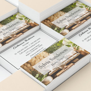 Elegant Home Stager & Decorator Business Card