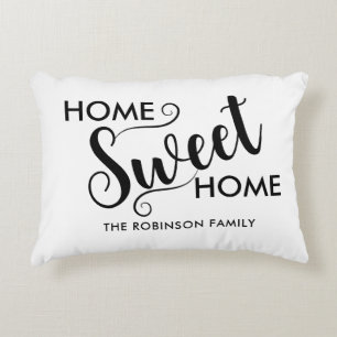 Elegant Home Sweet Home Housewarming Decorative Cushion