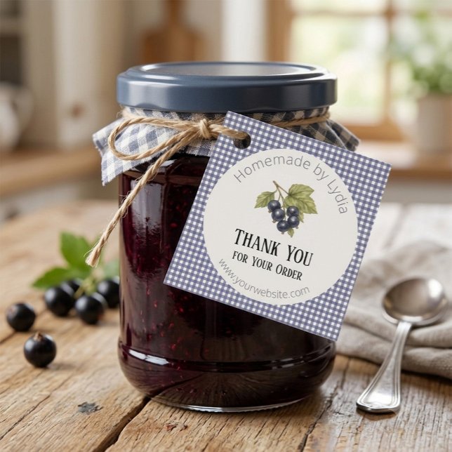 Elegant Homemade Jar  Favour Tags (Creator Uploaded)