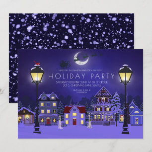 Elegant Homes Holiday Christmas Party Invitation
