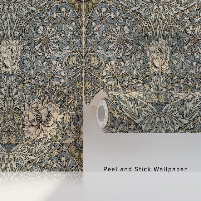 Elegant Honeysuckle Pattern William Morris Style Wallpaper (Creator Uploaded)