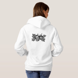 elegant Hoodie with skull.