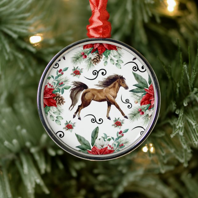 Elegant Horse Christmas Ornament Keepsake (Tree)