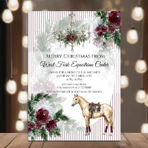 Elegant Horse Christmas Party