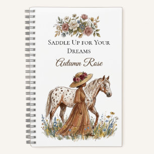 Elegant Horse Lover Notebook