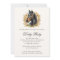 Elegant Horse Race Watercolor Wreath Derby Party