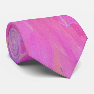Elegant Hot Pink and Magenta Decorative Dahlia Tie