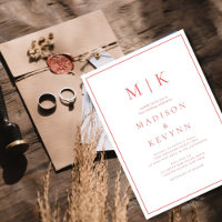 Elegant Hot Pink Classic Wedding