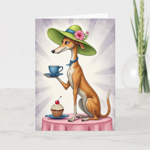 Elegant Hound Mothers Day Card