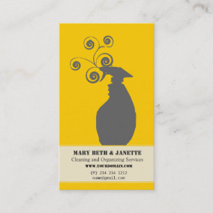 Elegant House Organising Housekeeping Services Business Card