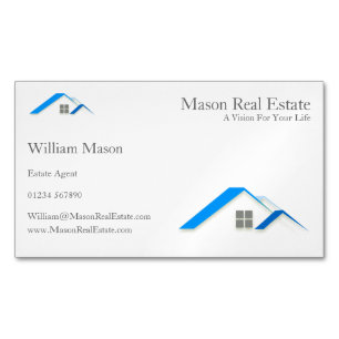 Elegant House Roof Real Estate - Business Card