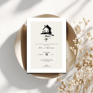 Elegant Housewarming Invitation - Hand Drawn House