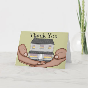 Elegant Housewarming Thank You Card