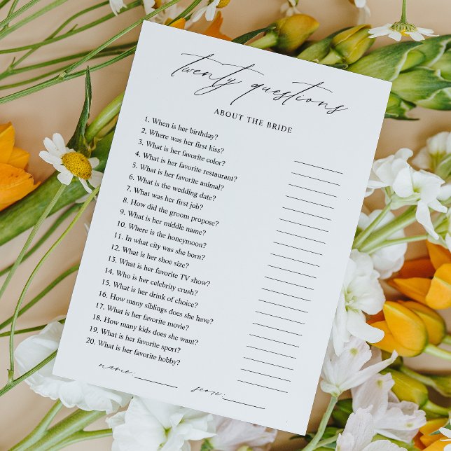 Elegant How Well Do You Know the Bride  (Creator Uploaded)