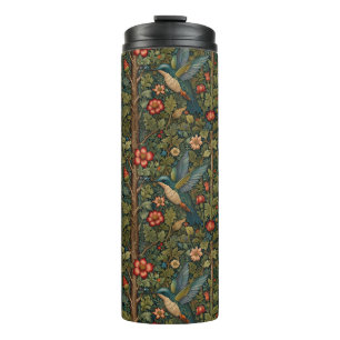 Elegant Hummingbird artwork bohemian floral  Thermal Tumbler
