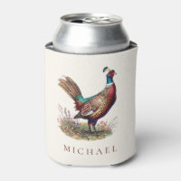 Elegant Hunting Pheasant Custom Name