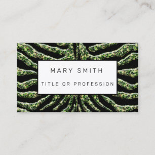 Elegant Hybrid Floral-Animal Business Card