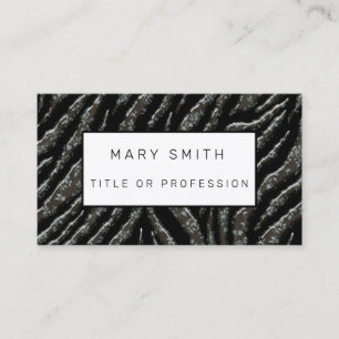 Elegant Hybrid Floral-Animal Business Card