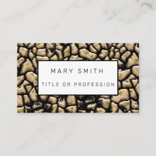 Elegant Hybrid Floral-Animal Business Card