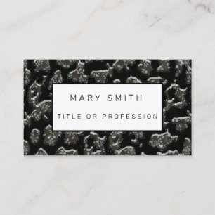 Elegant Hybrid Floral-Animal Business Card
