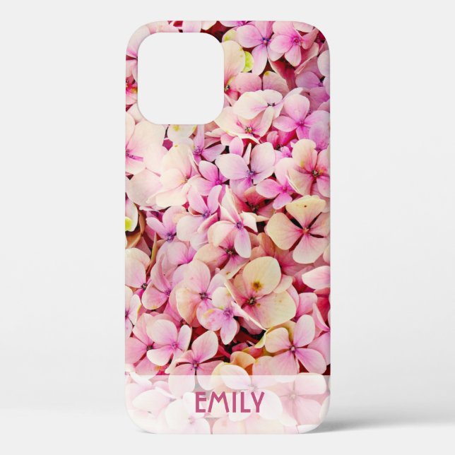 Elegant Hydrangas Personalised Case-Mate iPhone Case (Back)