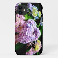 Elegant hydrangea gardens pink purple blue floral
