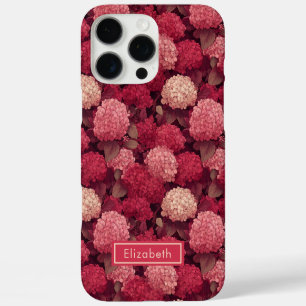Elegant hydrangea Name Iphone Case for Her