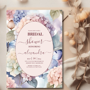 Elegant Hydrangea Wedding Invitation