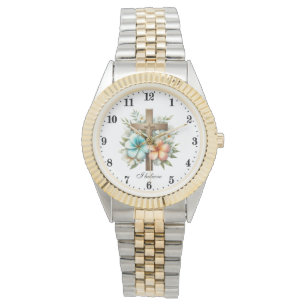 Elegant I believe Cross Religious Watch