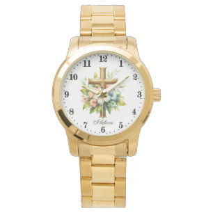 Elegant I believe Cross Religious  Watch