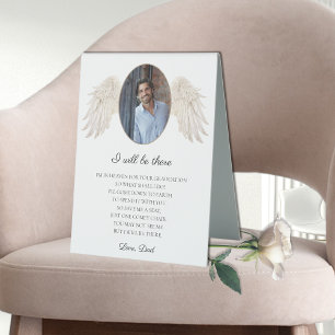 Elegant I Will Be There Photo Save a Seat Memorial