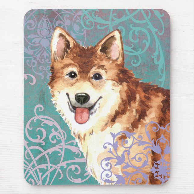 Elegant Icelandic Sheepdog Mouse Mat (Front)