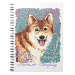 Elegant Icelandic Sheepdog Notebook