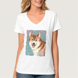 Elegant Icelandic Sheepdog T-Shirt