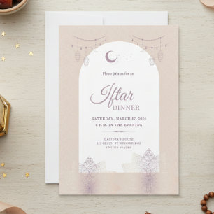 Elegant Iftar Dinner Invitation Card