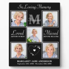 Elegant In Loving Memory 5 Photo Collage Memorial 